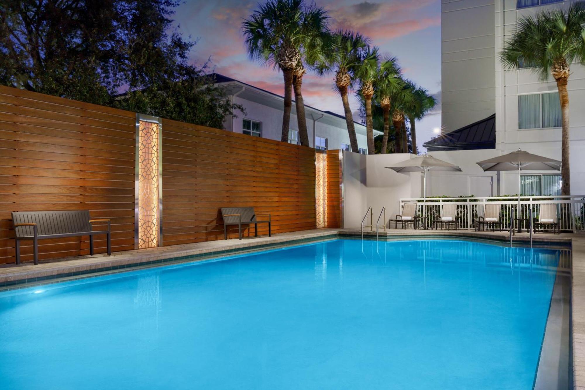 Hotel Courtyard By Marriott Orlando Downtown Exterior foto